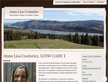 Tablet Screenshot of annalisacouturier.com
